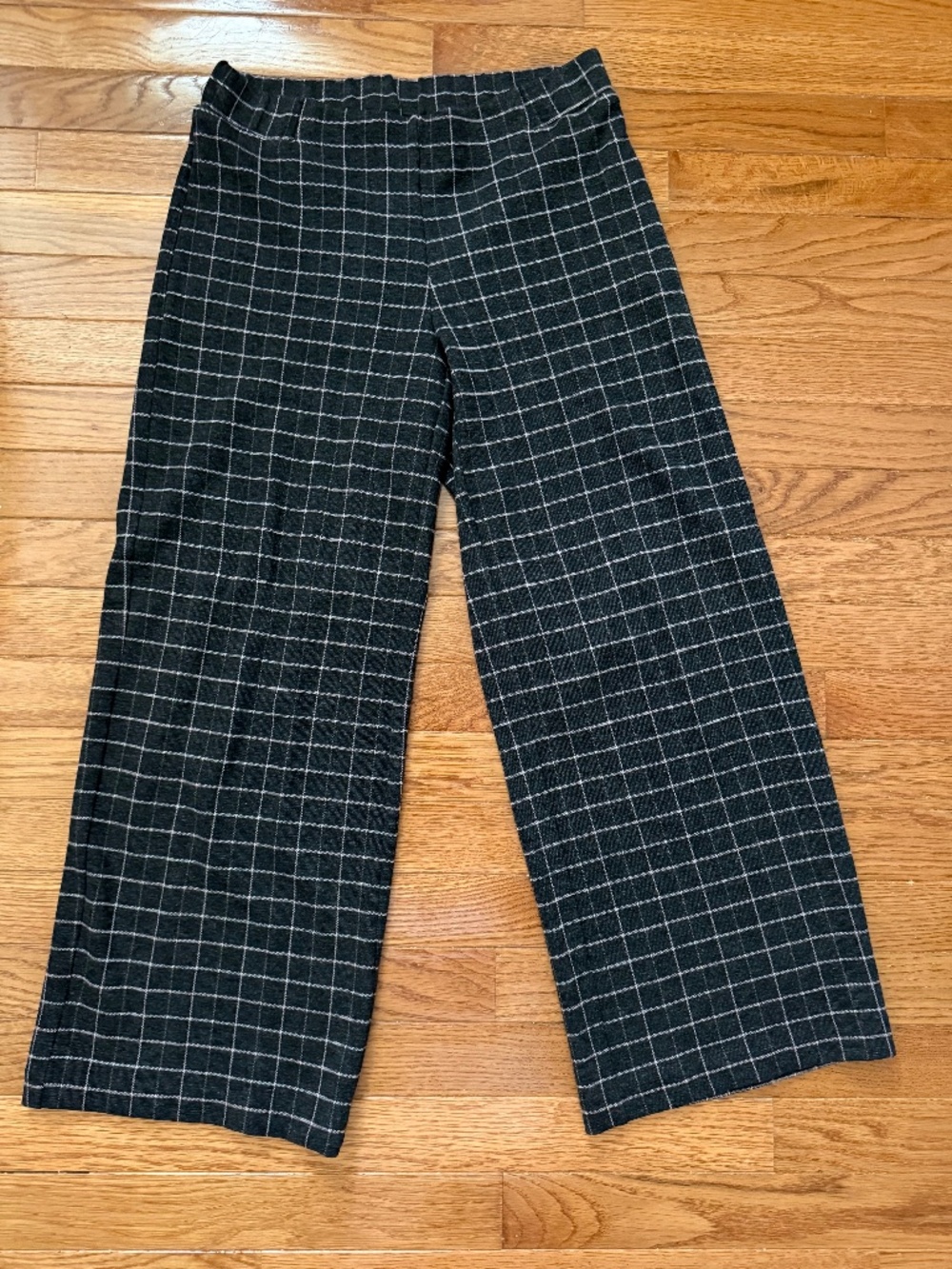 J JILL Elastic waist pull up wide leg crop pant XS